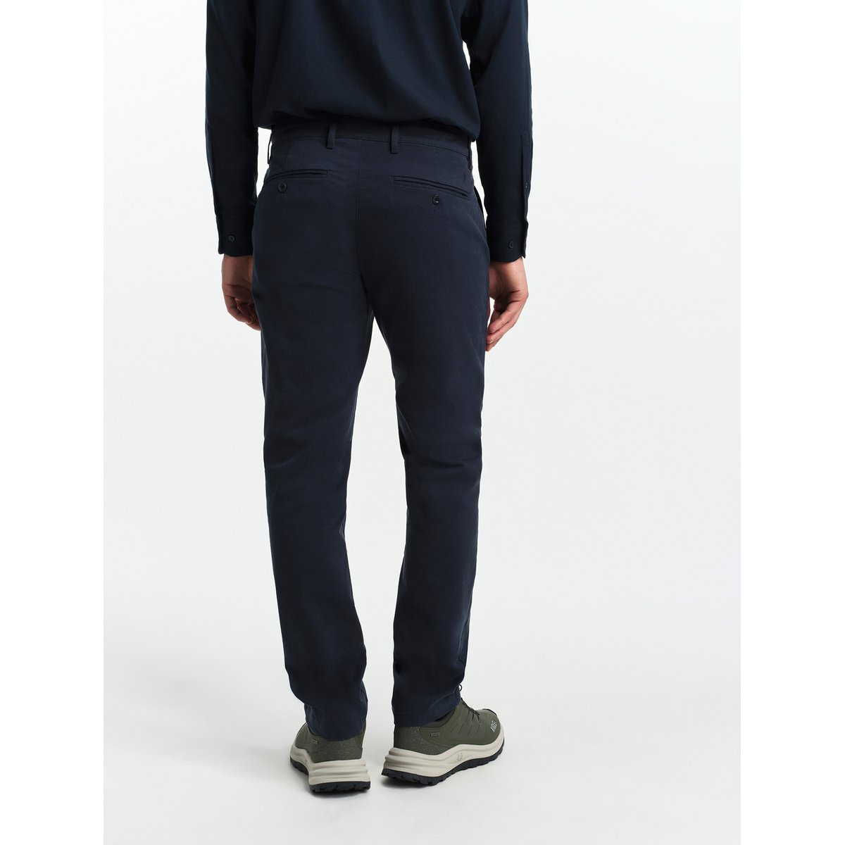 Pantalon chino en coton biologique bleu marine, AIGLE