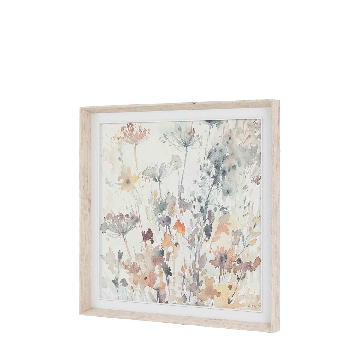 82cm Garden Notes Framed Canvas white, ÉDITÉ