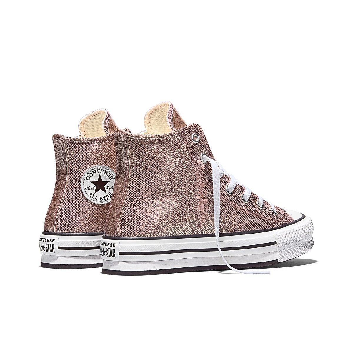Baskets CTAS EVA LIFT SHINE métallisé cuivre, CONVERSE