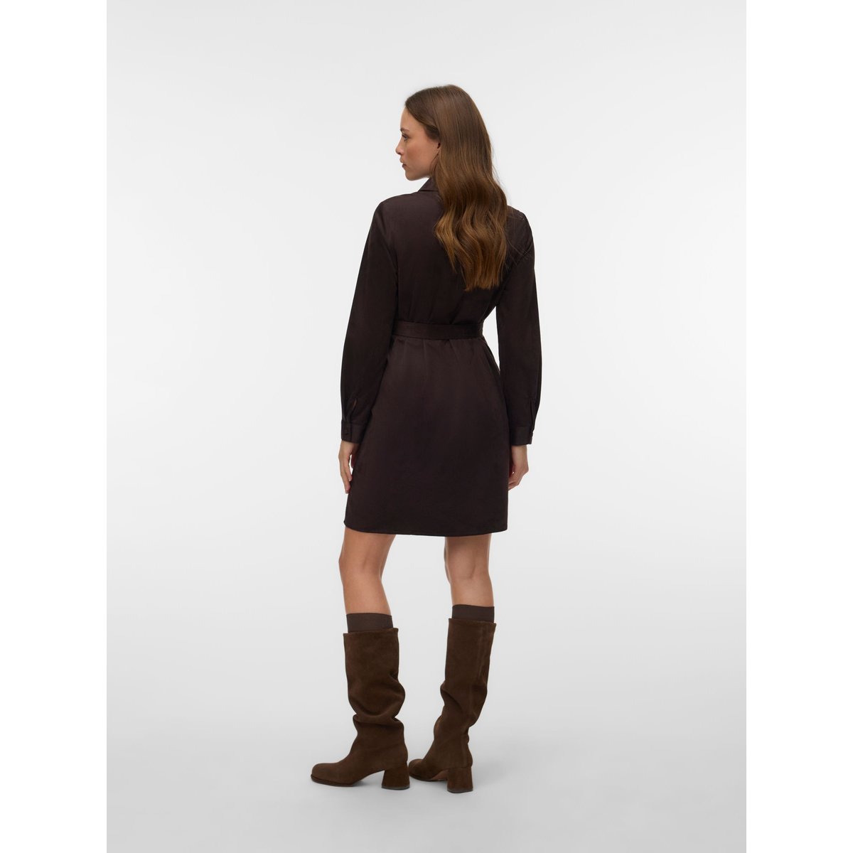Robe Chemise chocolate torte, VERO MODA