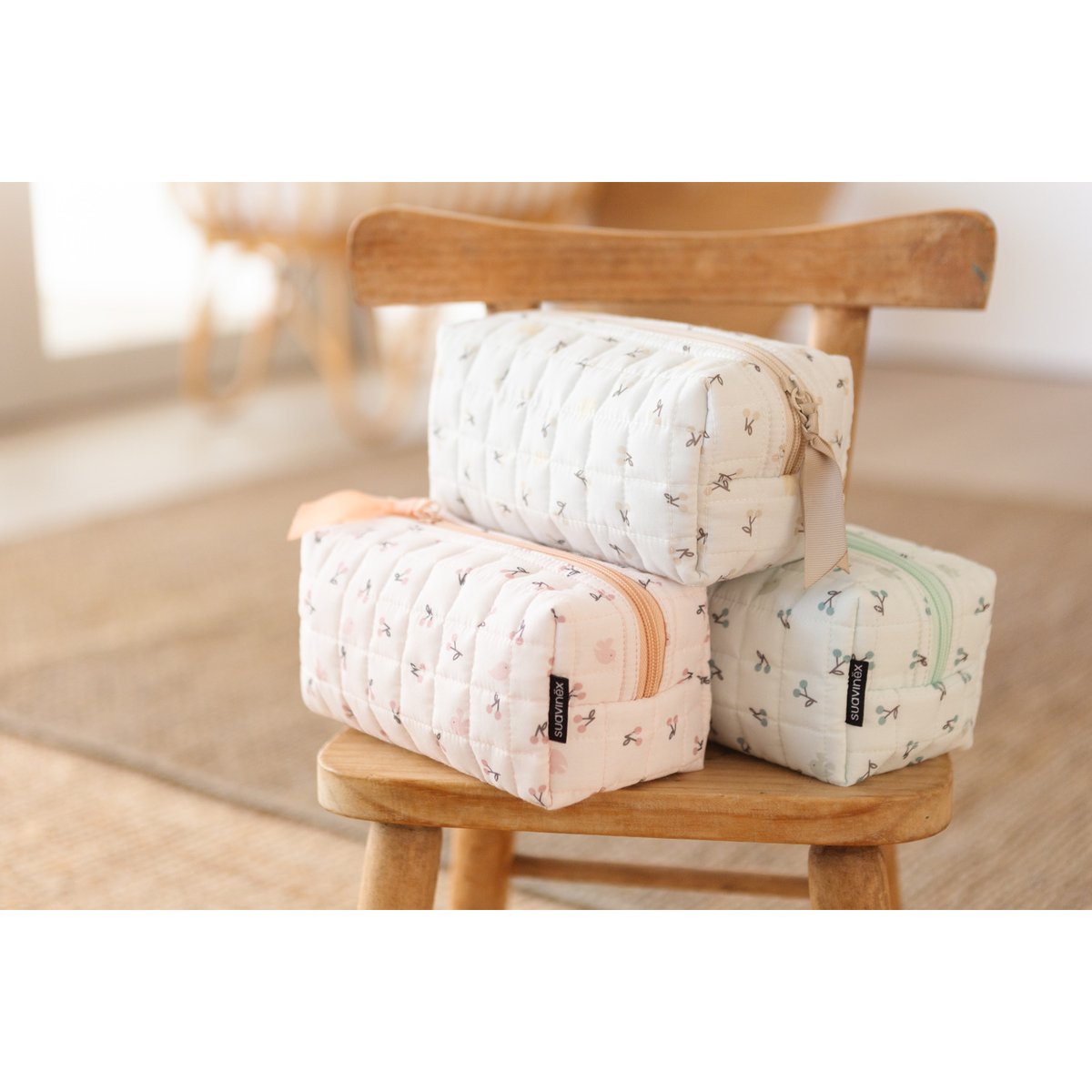 Trousse de toilette BIRDIES oisillons vert, SUAVINEX