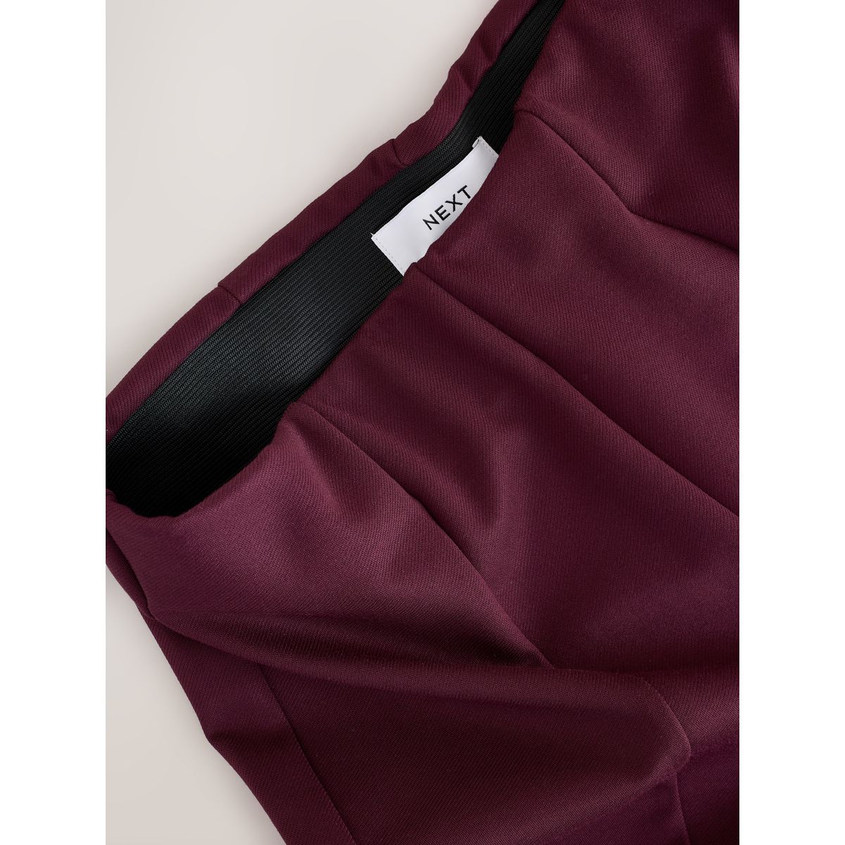 Legging à étriers en maille point de rome rouge bordeaux, NEXT