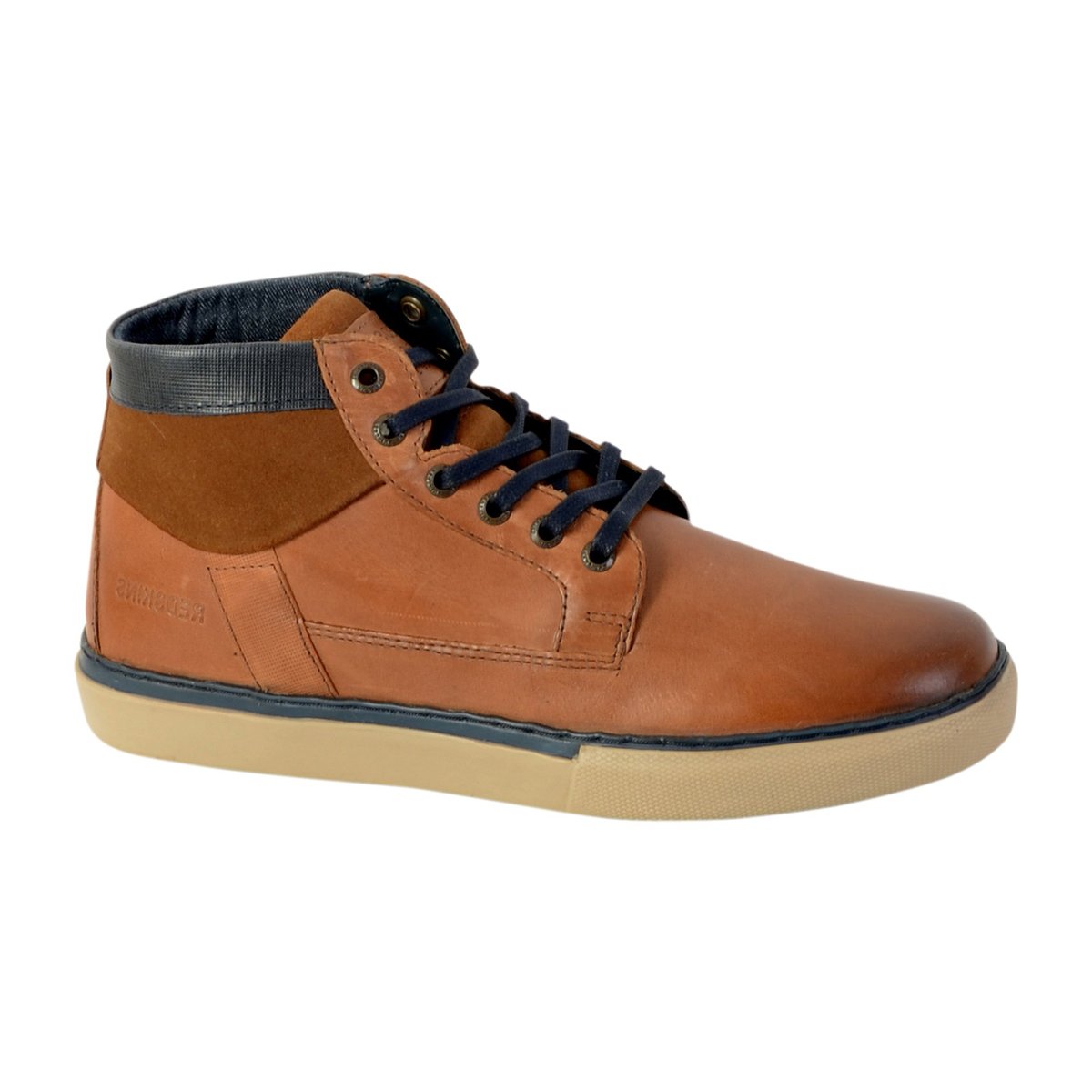 Tennis Basket Hautes Cournol cognac + marine, REDSKINS