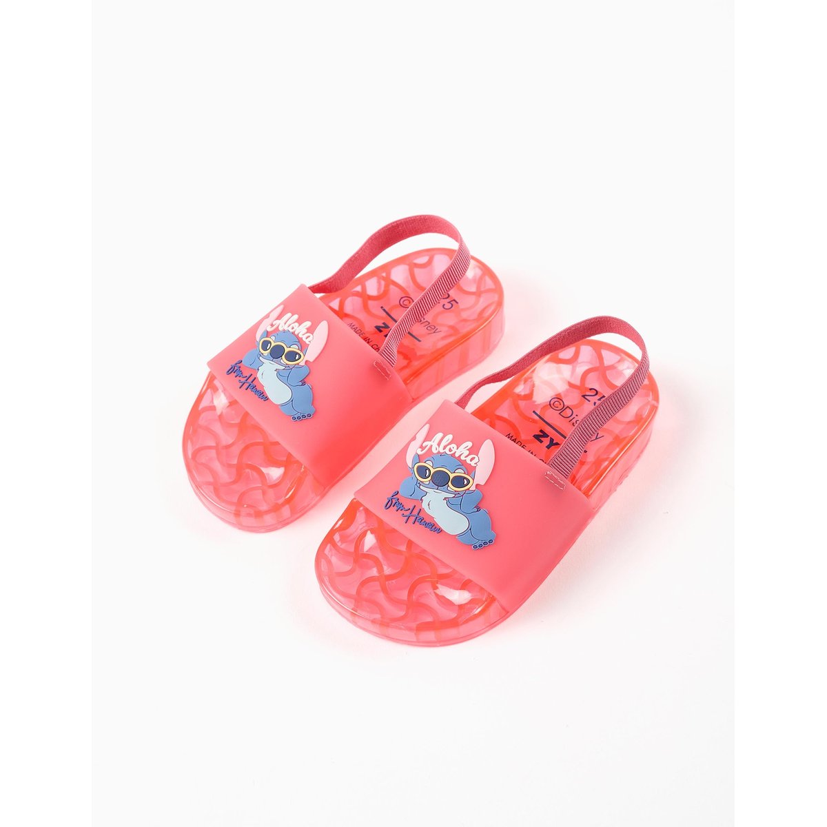 Claquettes avec imprimé Stitch rose, ZIPPY