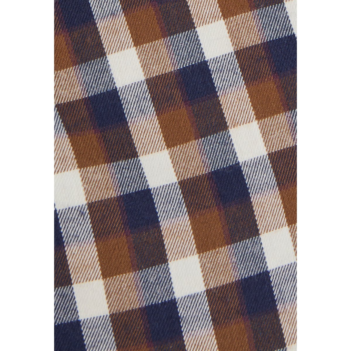 Chemise en flanelle à carreaux Thermolactyl bleu carreaux marron, DAMART