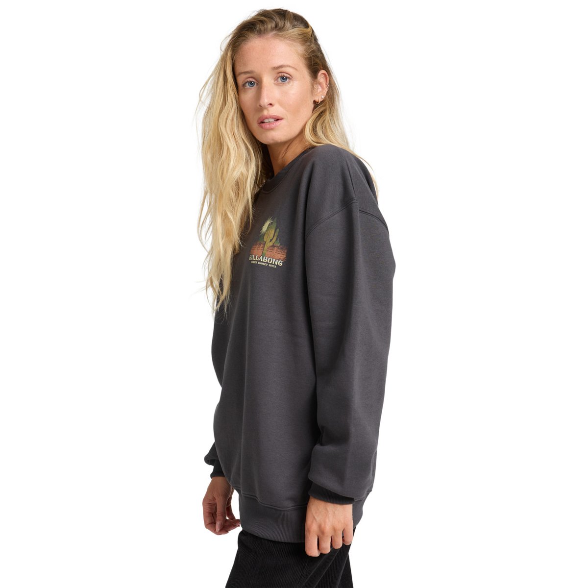Sweat à capuche DESERT BREAK noir off black, BILLABONG