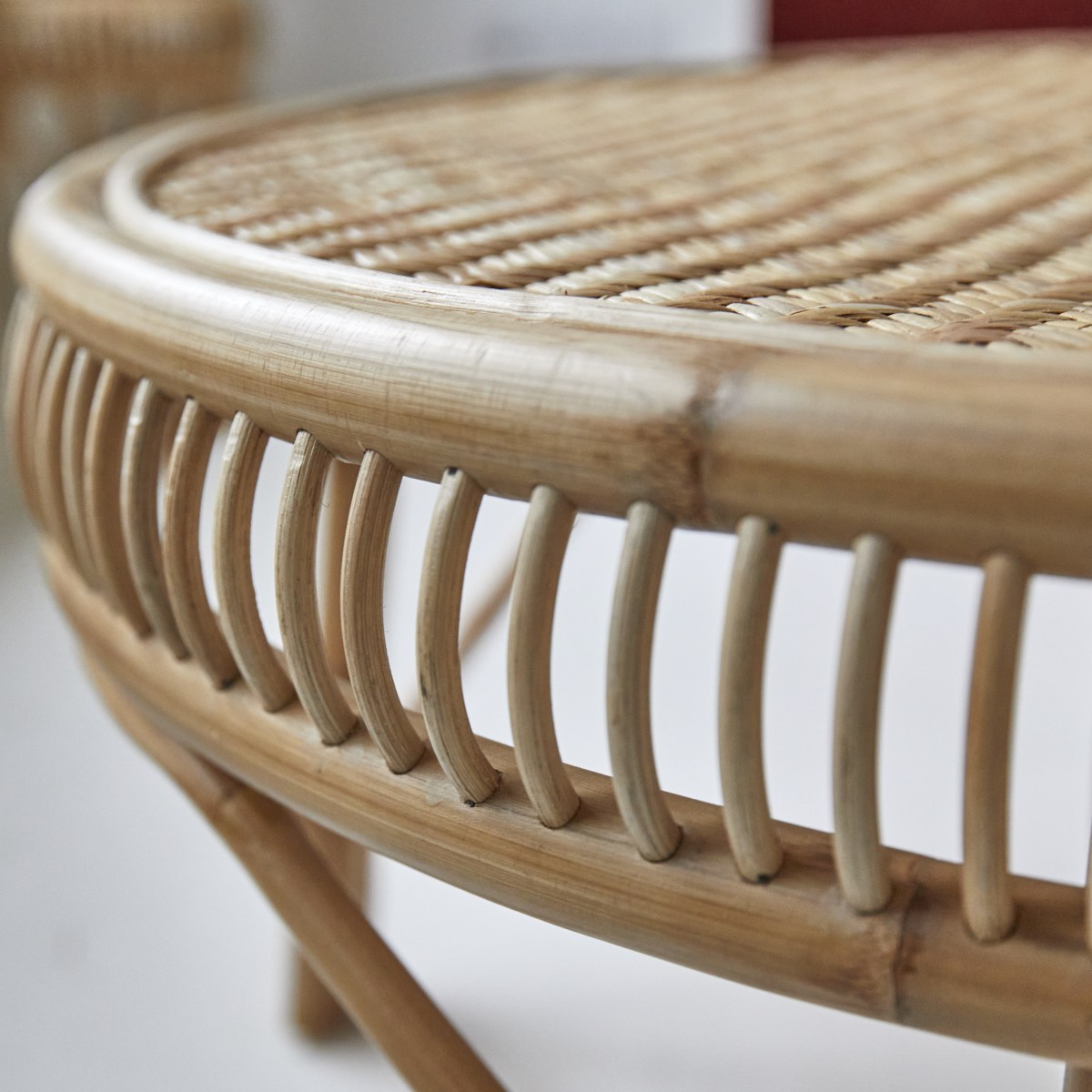 Table basse en Rotin, ZITA naturel, TIKAMOON