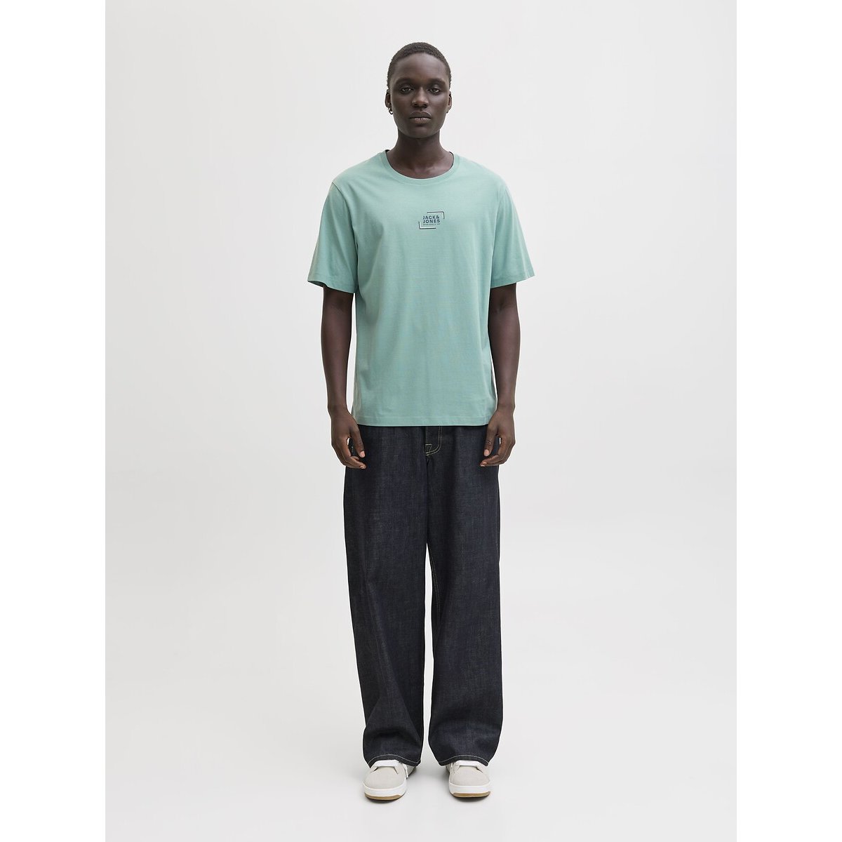 T-shirt manches courtes vert d'eau, JACK & JONES