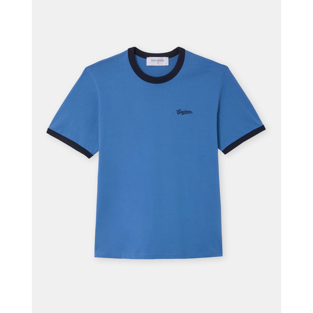 T-Shirt en coton DIXIT bleu, CHEVIGNON