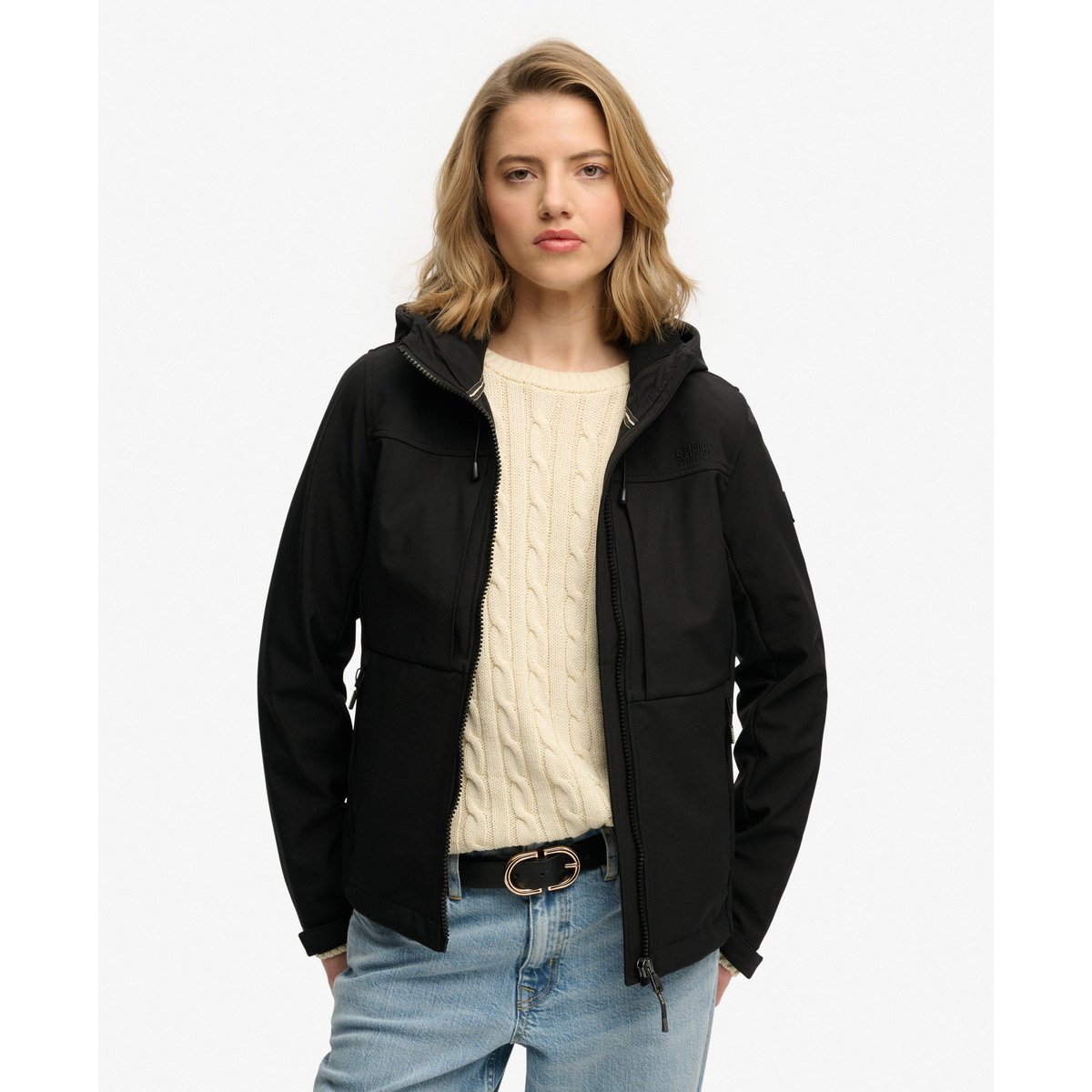 Veste Trekker Classic à Capuche météorite noir, SUPERDRY