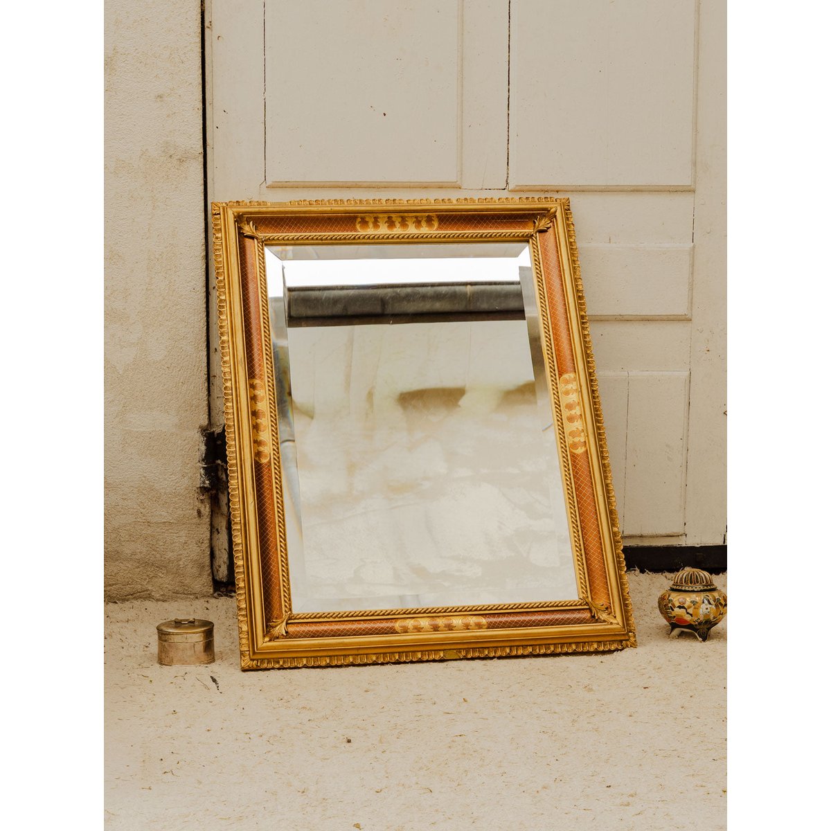 Miroir en bois doré Georges N°1501 - Bon état doré, DEBONGOUT
