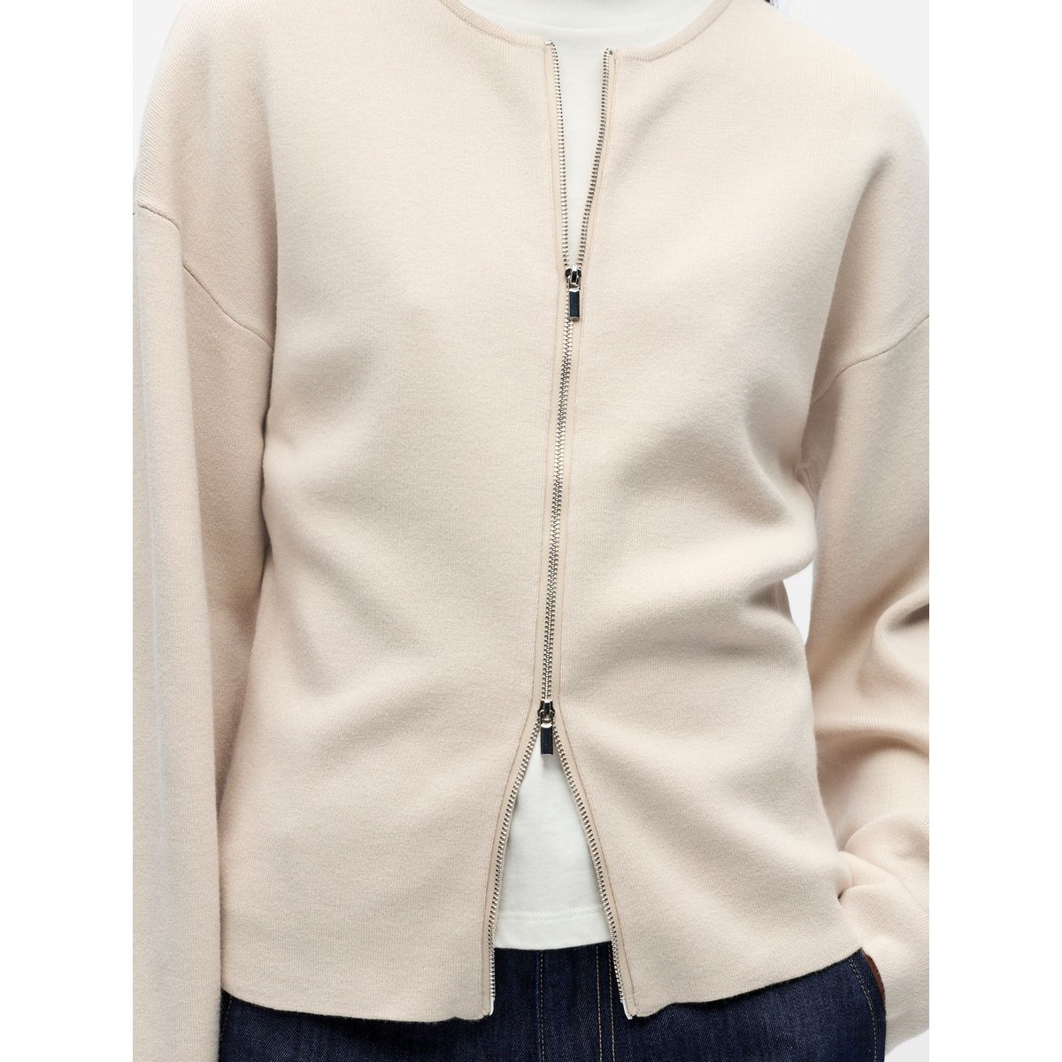 Cardigan silver gray, OBJECT