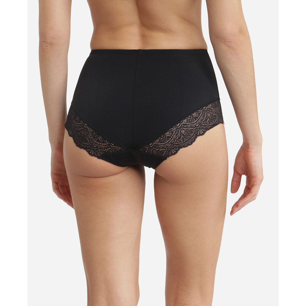 Culotte taille haute ventre plat Eco Dim noir, DIM