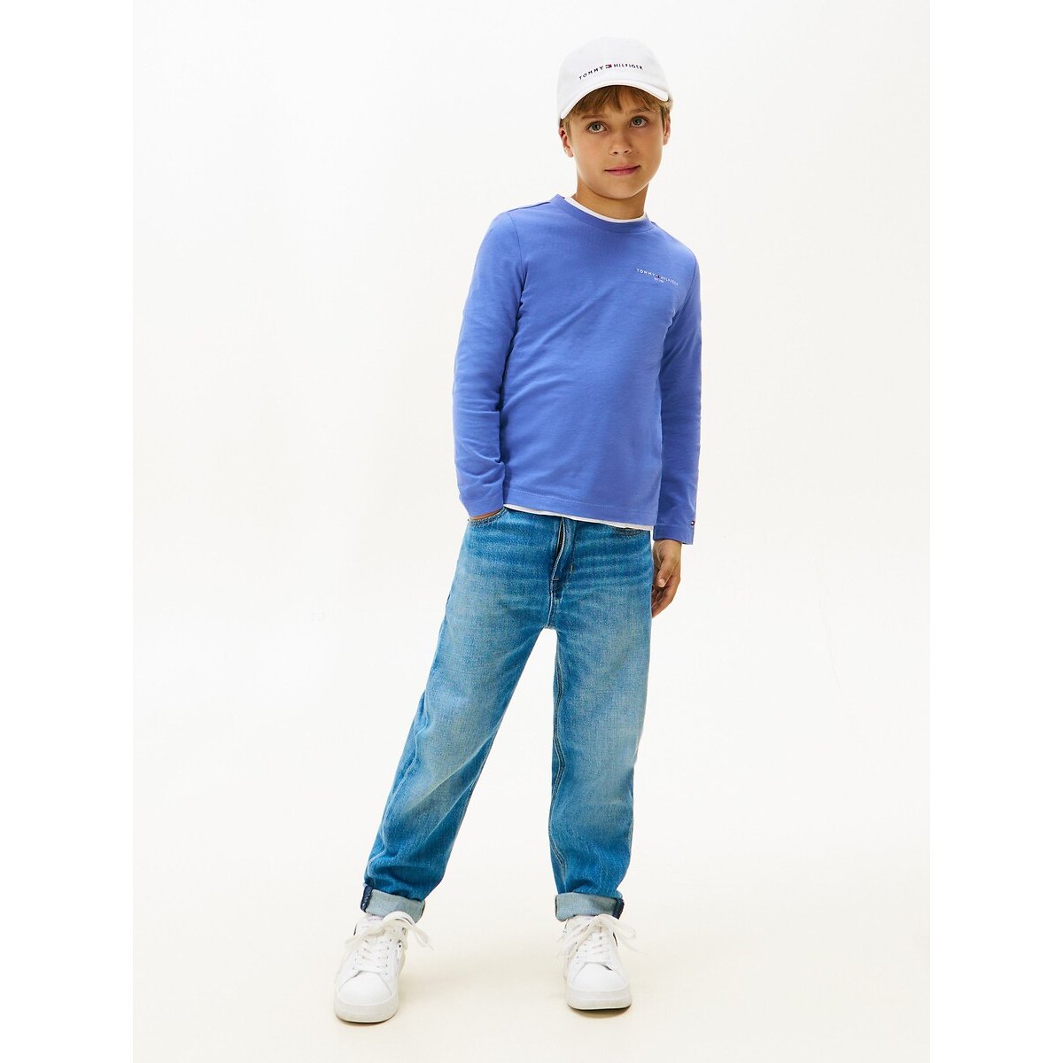 Long Sleeve T-Shirt blue, TOMMY HILFIGER