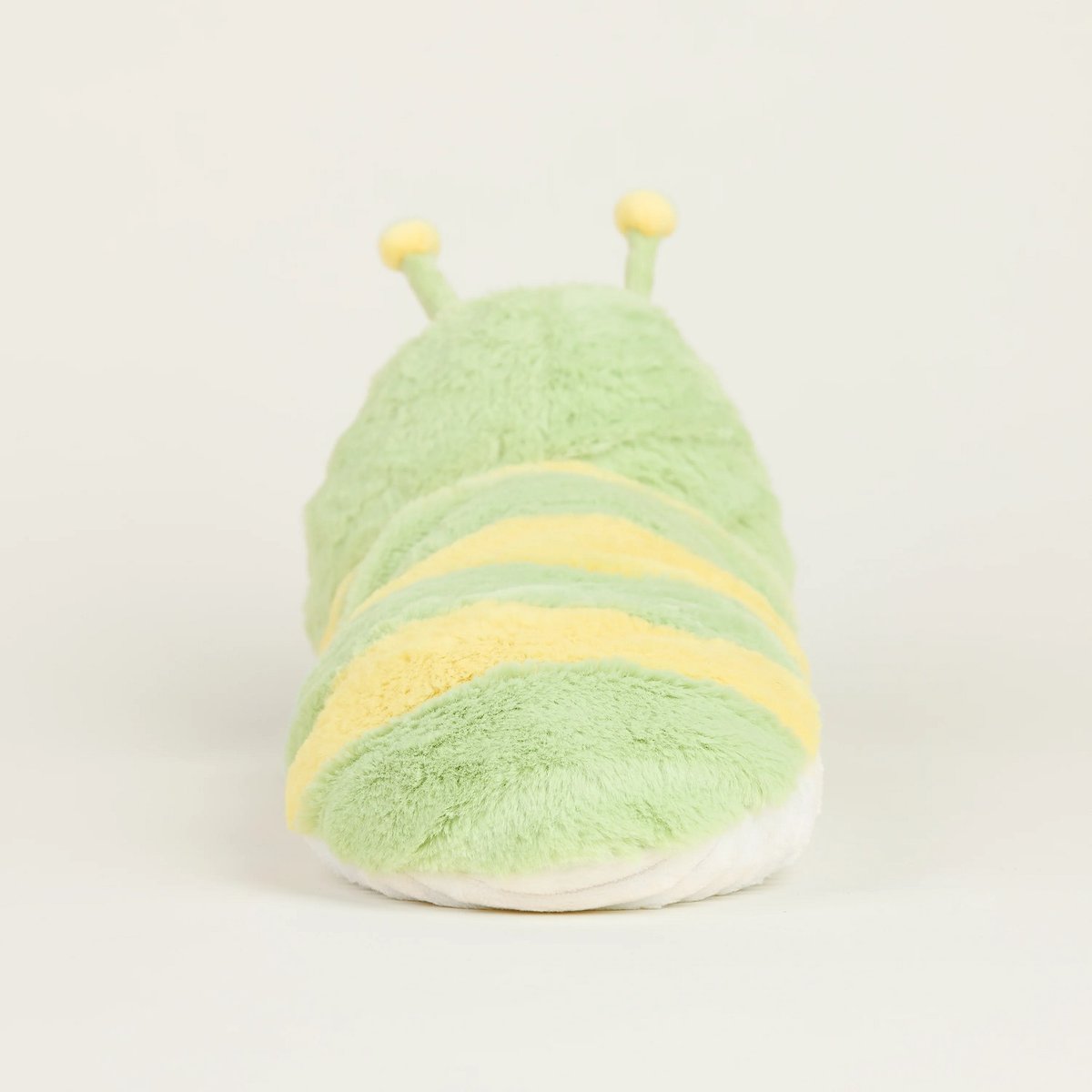 Peluche Bouillotte Chenille Junior verte, WARMIES