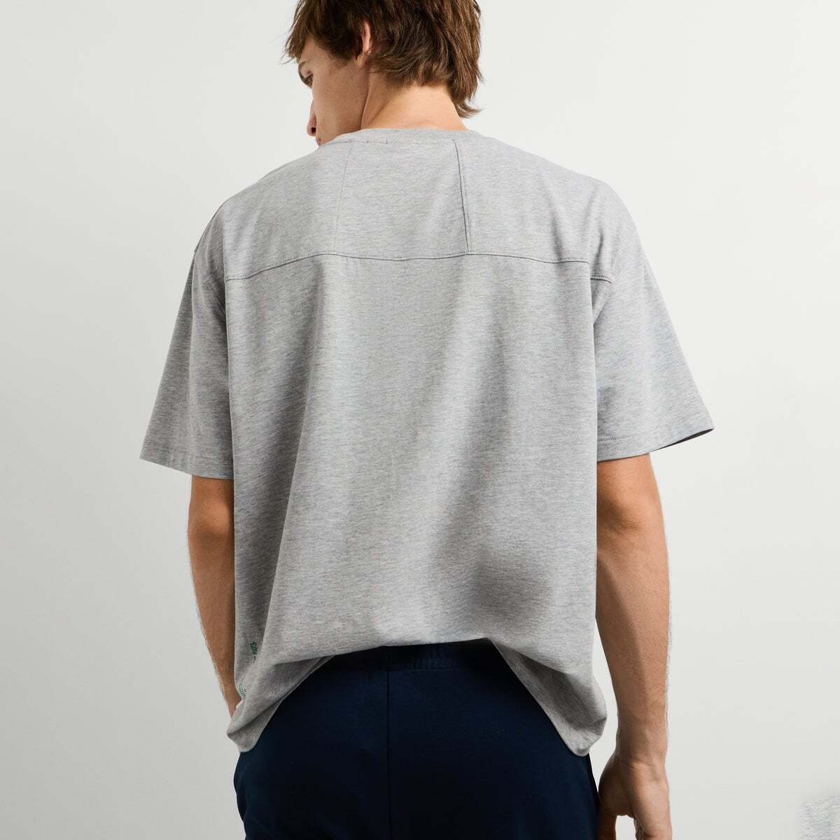 T-Shirt Avec Logo Imprimé Coupe Casual gris chine, PEPE JEANS