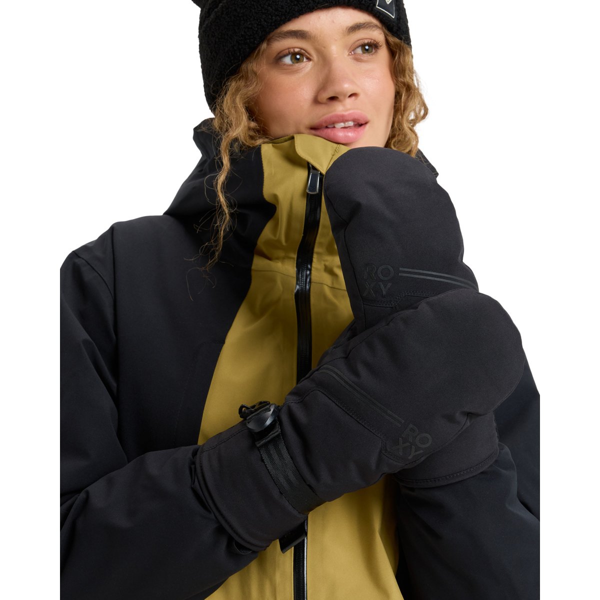 Moufles techniques ski/snowboard GORE TEX FIZZ. noir true black, ROXY
