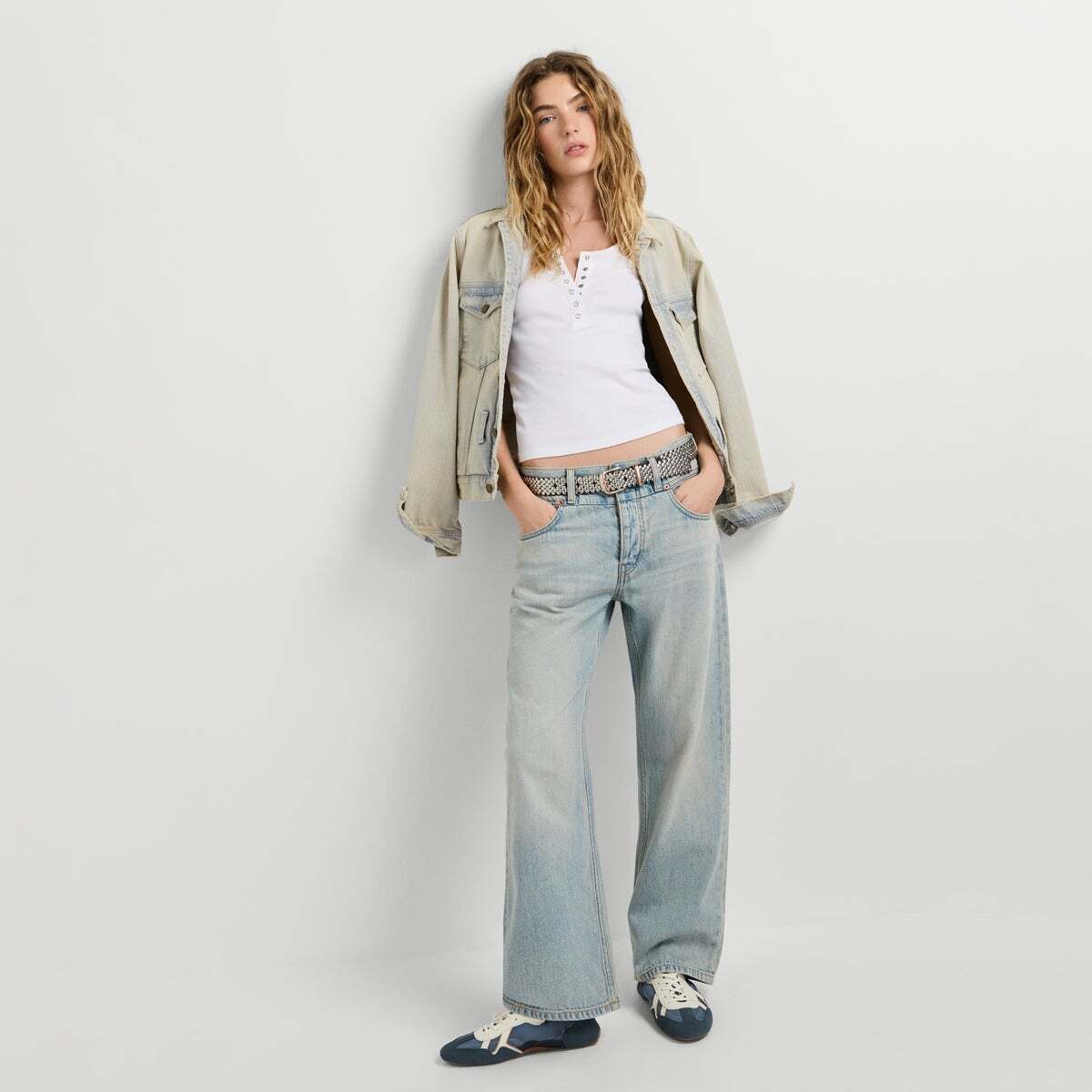 Craft - Jean Coupe Boyfriend, Taille Moyenne lumière teintée, PEPE JEANS