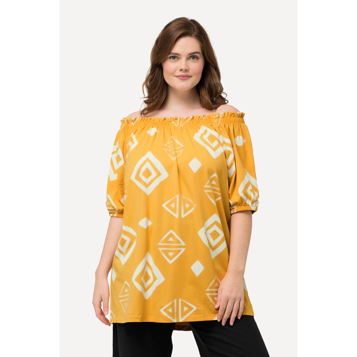 T-shirt en coton bio sable, ULLA POPKEN