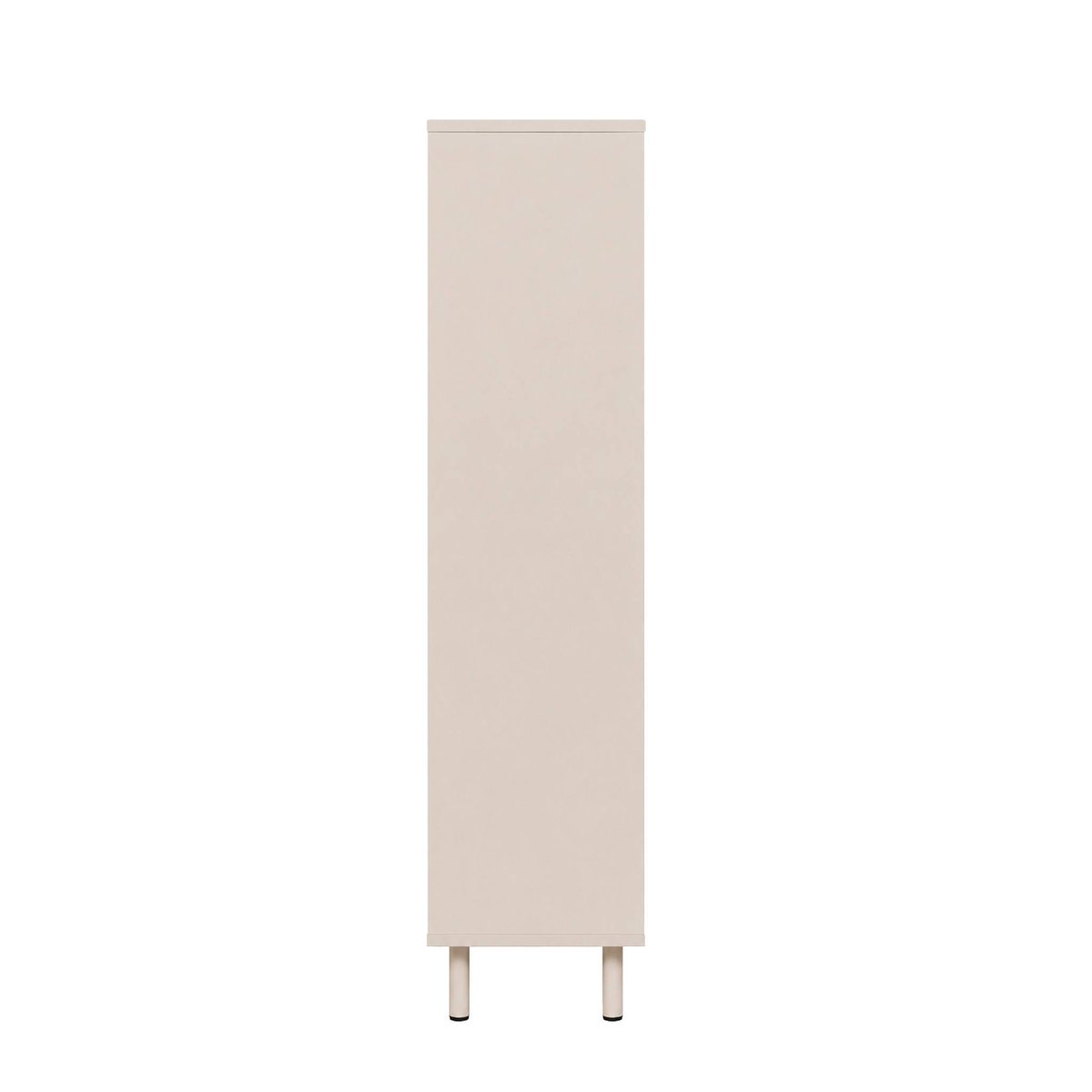 Meuble à chaussures décor bois et métal 3 abattants ELLIE beige, SWEEEK