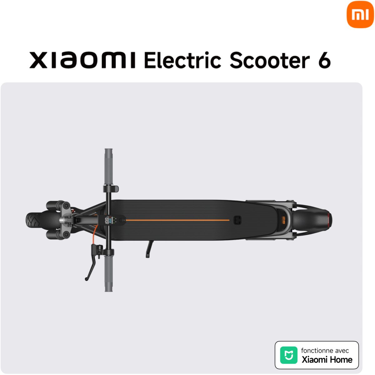 Trottinette électrique Electric Scooter 6 Noir noir, XIAOMI