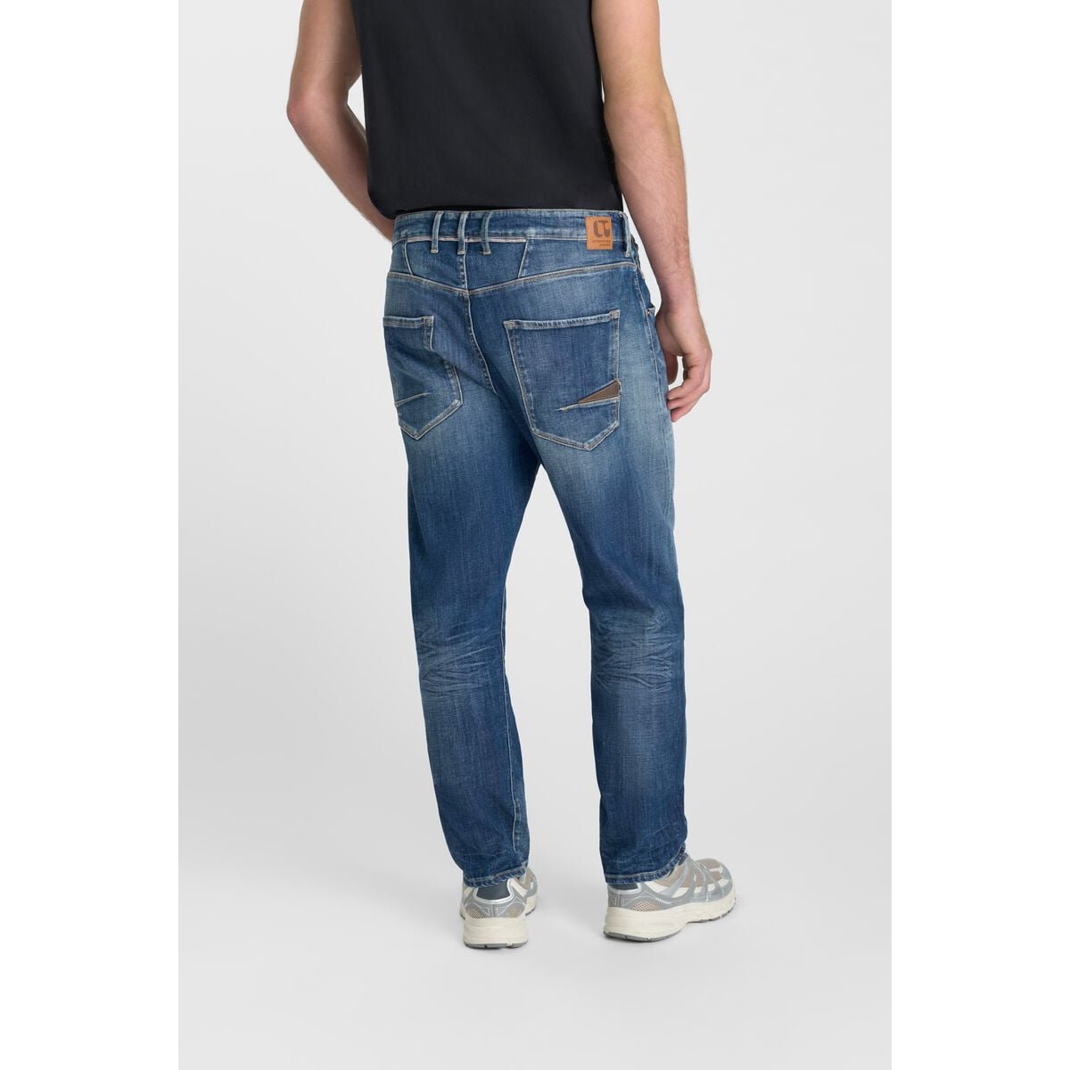 Jeans loose, large 900/19, longueur 34 blue, LE TEMPS DES CERISES