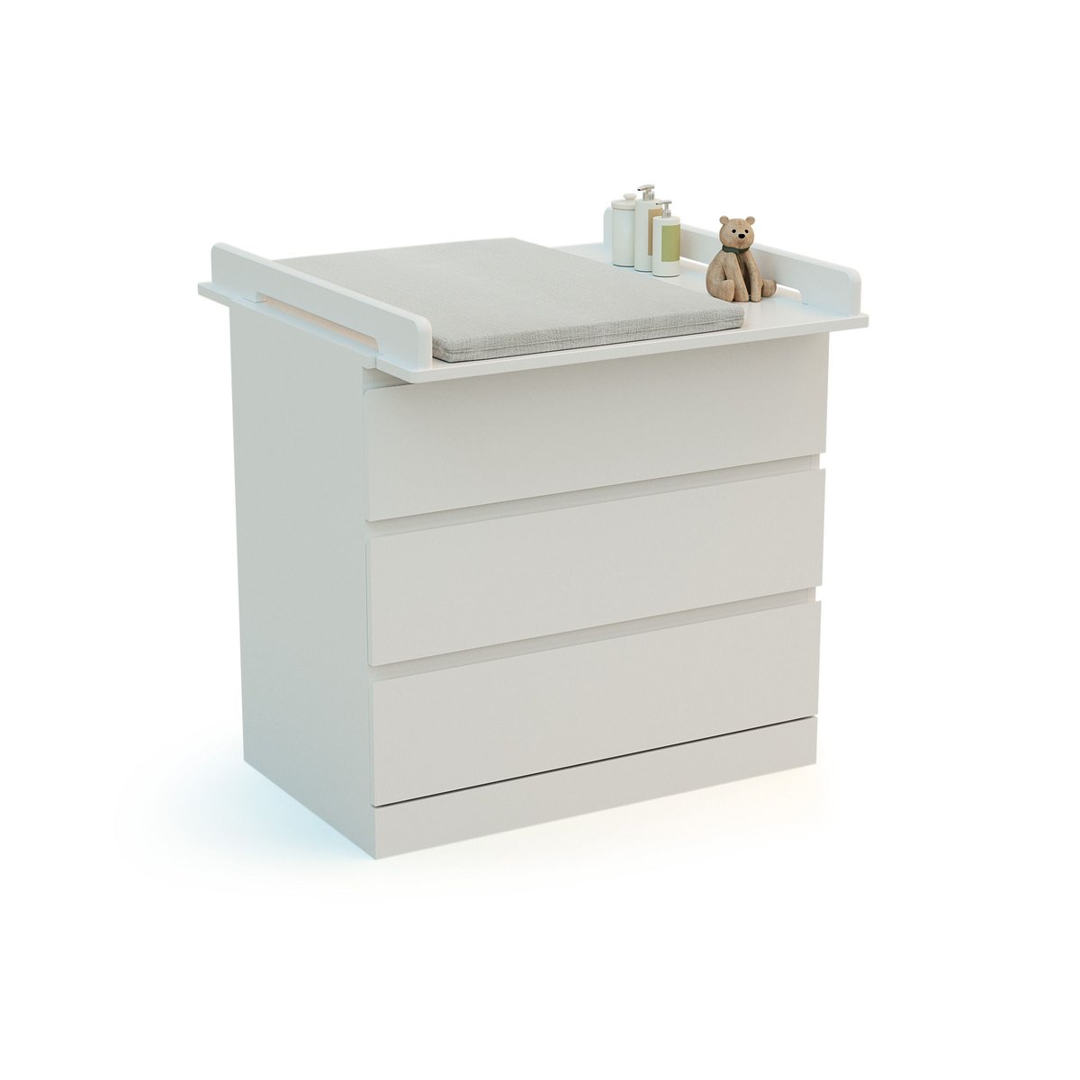 Plan à langer universel pour commode bébé KIRA blanc, JURABABY