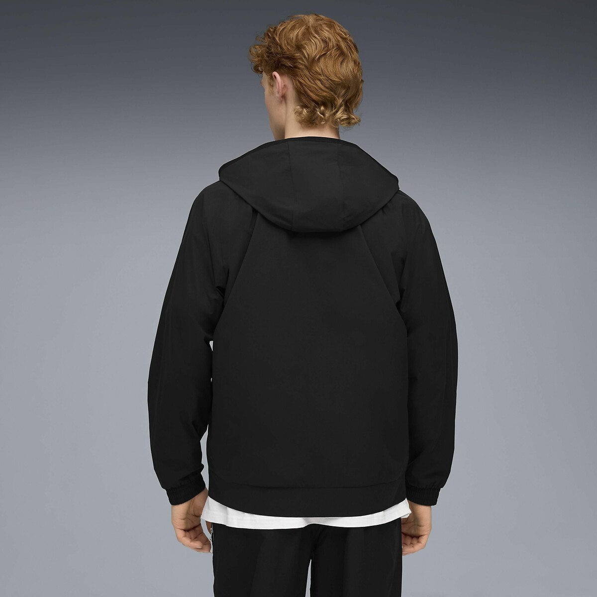 Olympique De Marseille Woven Zip-Up Jacket black, PUMA