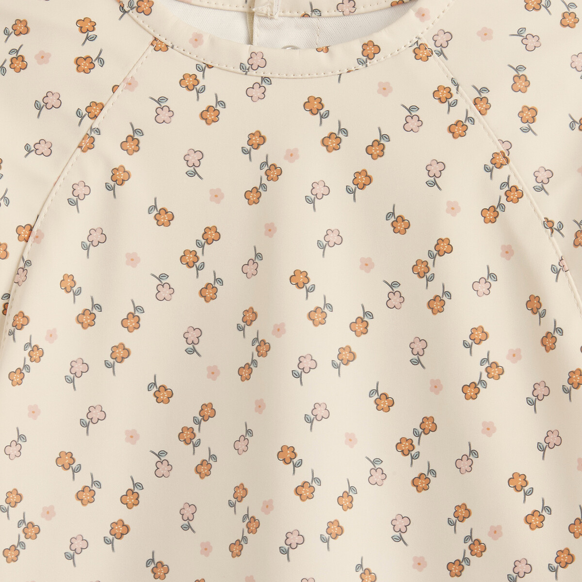 Bavoir tablier, à manches longues, imprimé fleurs imprimé fleuri, LA REDOUTE COLLECTIONS