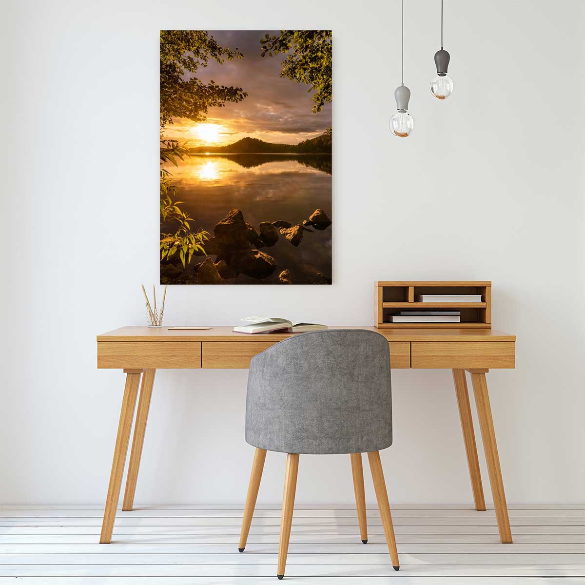 Tableau campagne coin de paradis tableau alu dibond, HEXOA