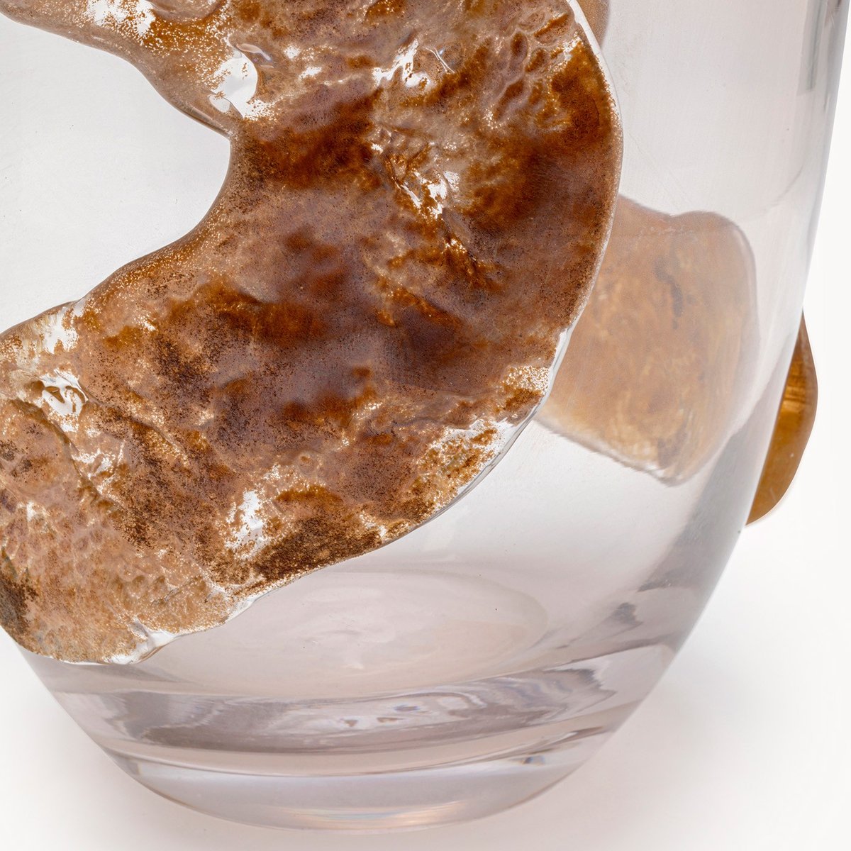 Vase en verre texturé, PICO marron, KARE DESIGN