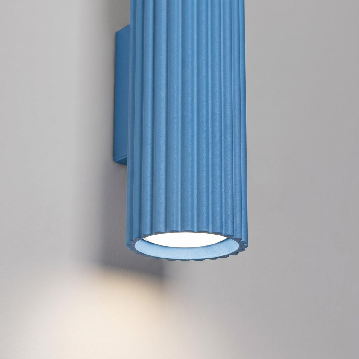 Applique murale Aluminium Bleu GU10 2 KARBON bleu, EDEN