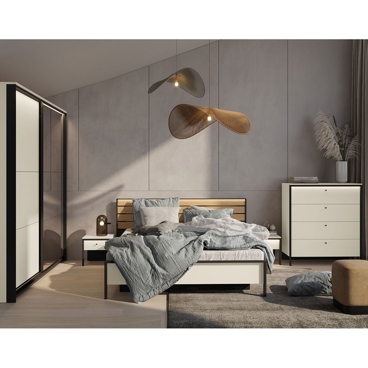 Commode - KIMI beige, BEST MOBILIER