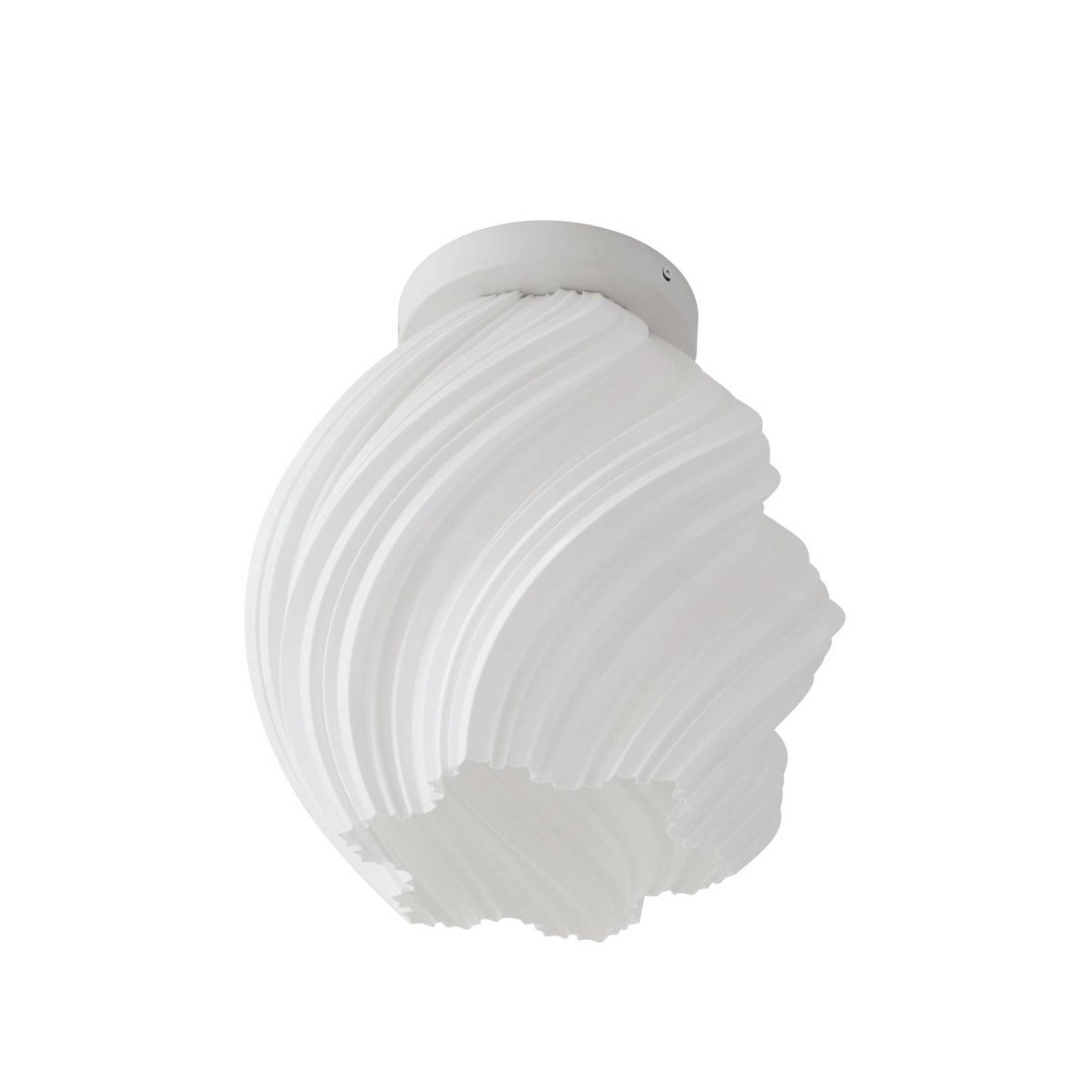 Plafonnier moderne, Nuvia blanc, LINDBY