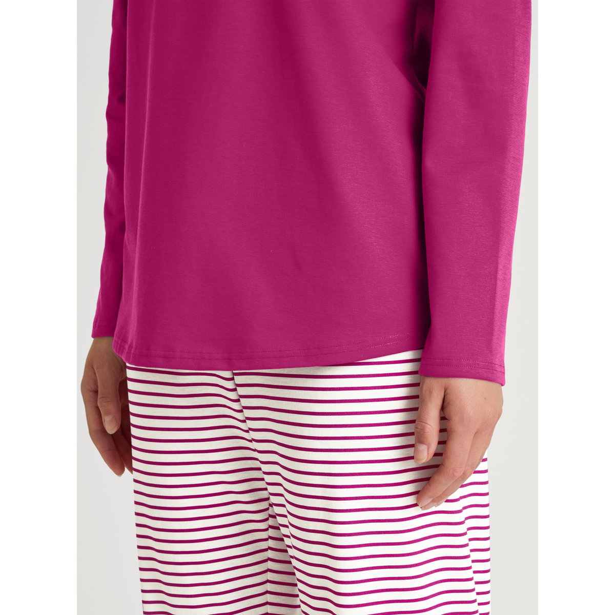 Pyjama, longue manches longues Coton COTTON SPECIAL very berry, CALIDA