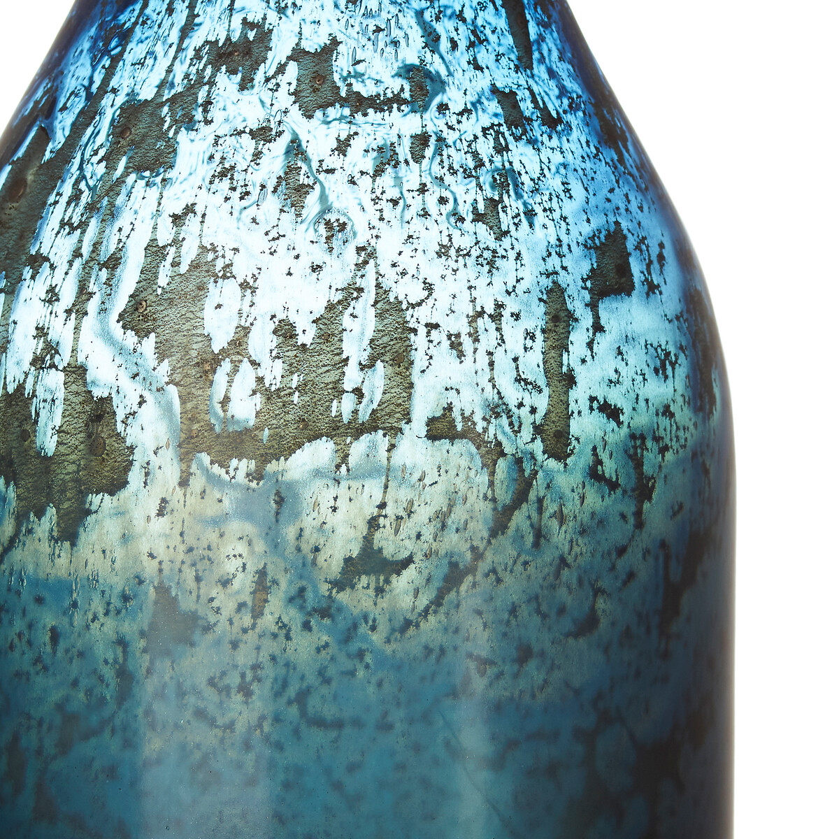 Thalassa Small Hand-Blown Glass Vase blue, VOYAGE MAISON