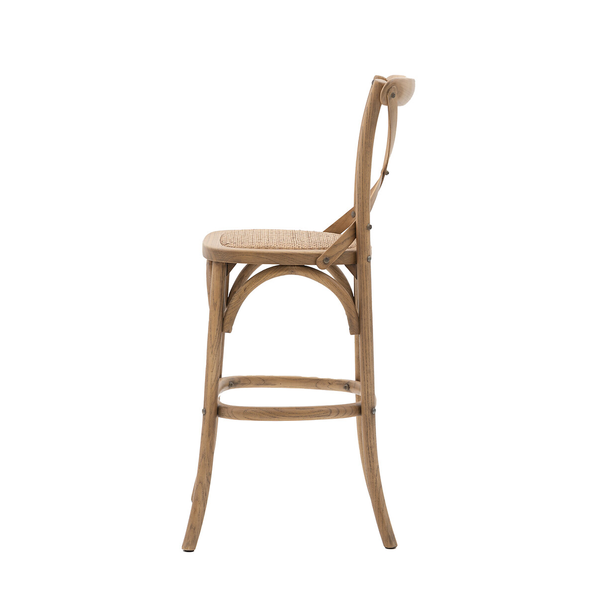 Chaska French Café Counter Stools with Rattan Seat (Set of 2) natural, ÉDITÉ