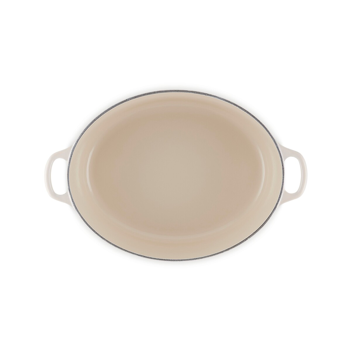 Cocotte ovale Tradition crème, LE CREUSET