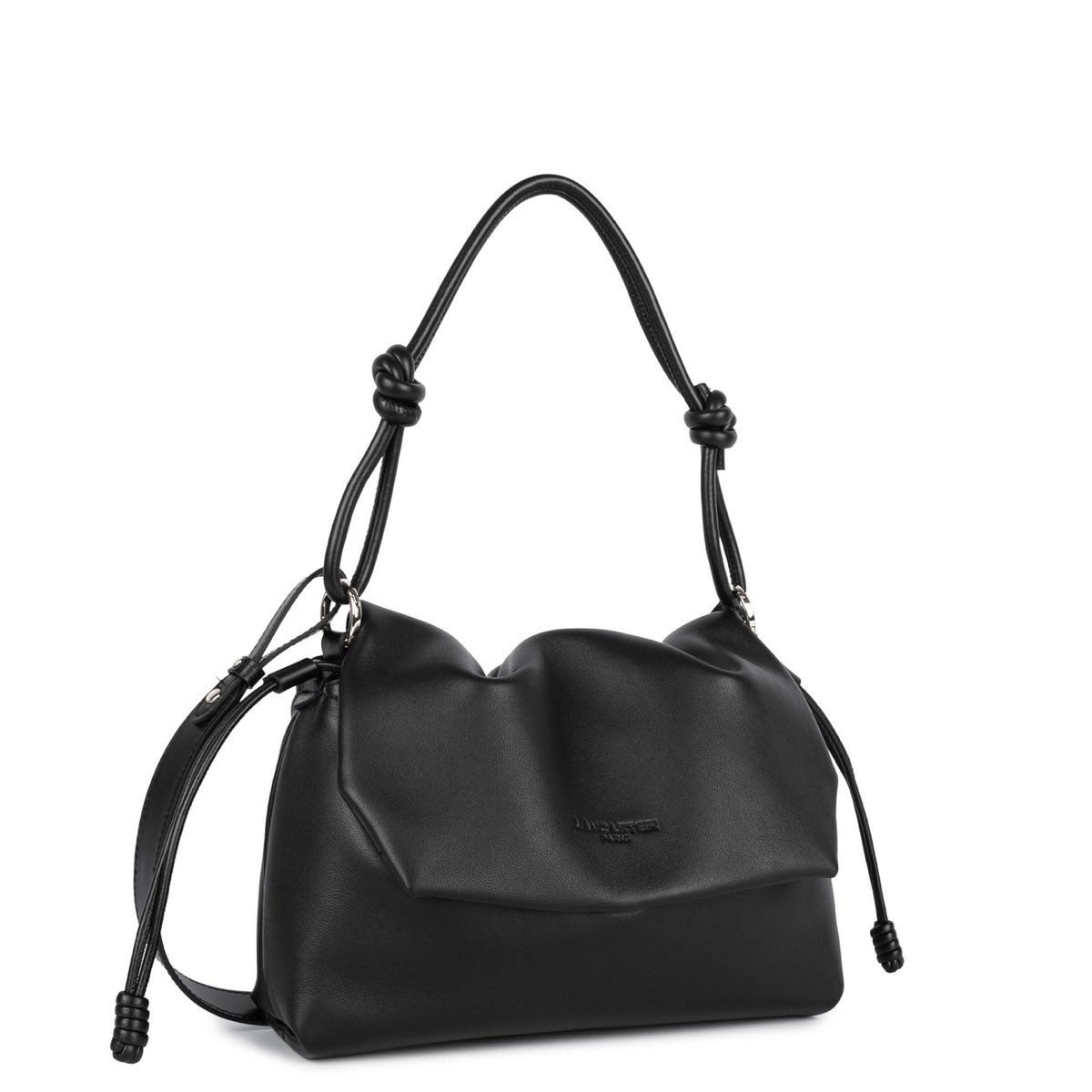 Sac besace LUSH noir, LANCASTER