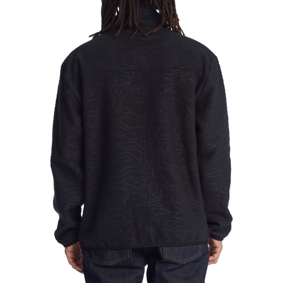 Polaire zippée OUTSIDER. multi black outline camo, DC SHOES