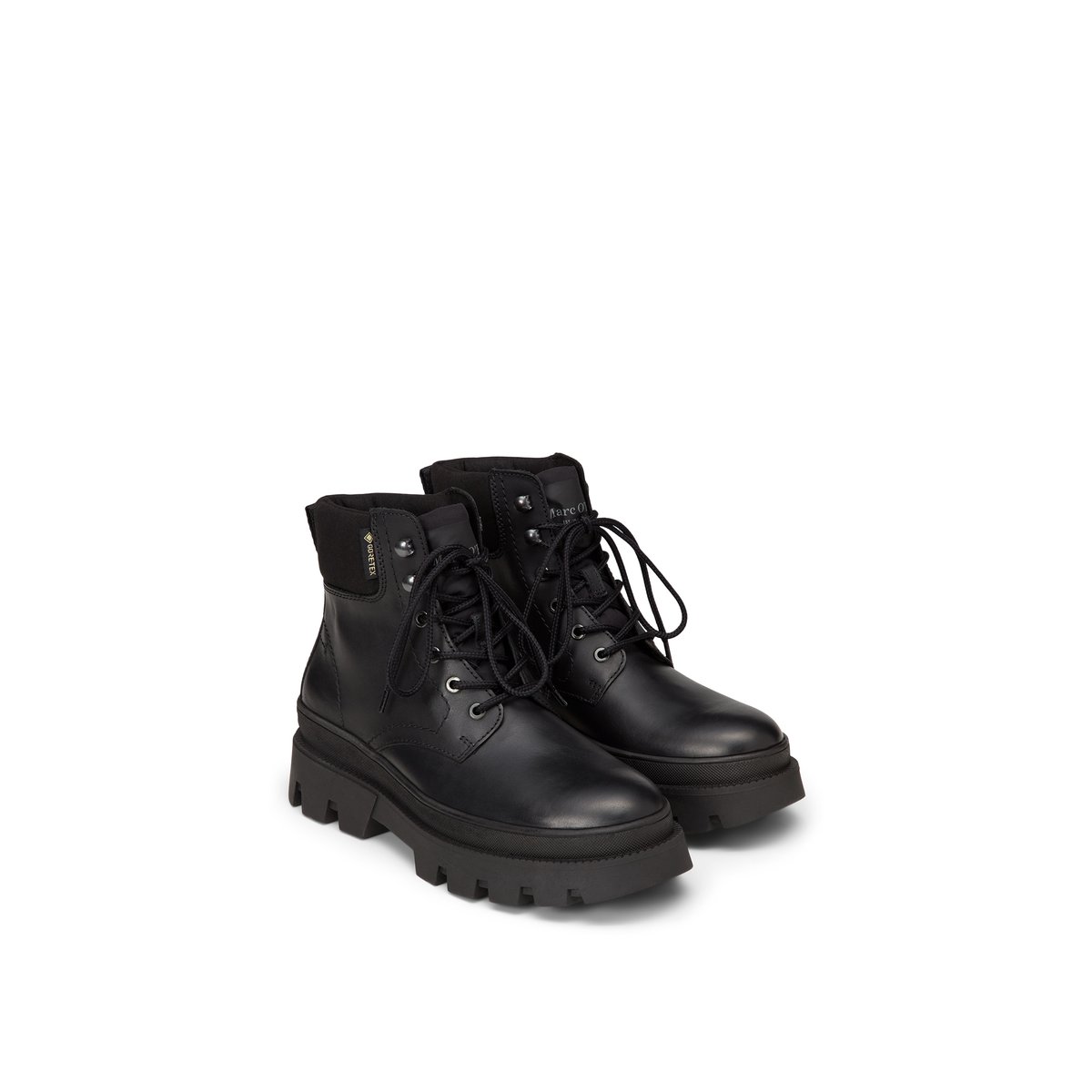 Bottes à lacets modèle Isak GTX avec membrane Gore-Tex ePE noir, MARC O'POLO