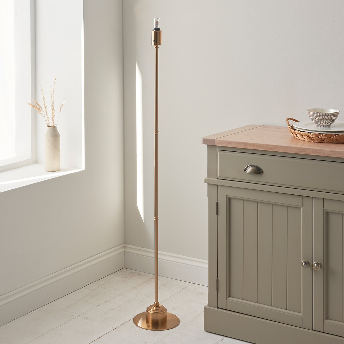 Briar Rechargeable Floor Light in Aged Brass aged brass, ÉDITÉ