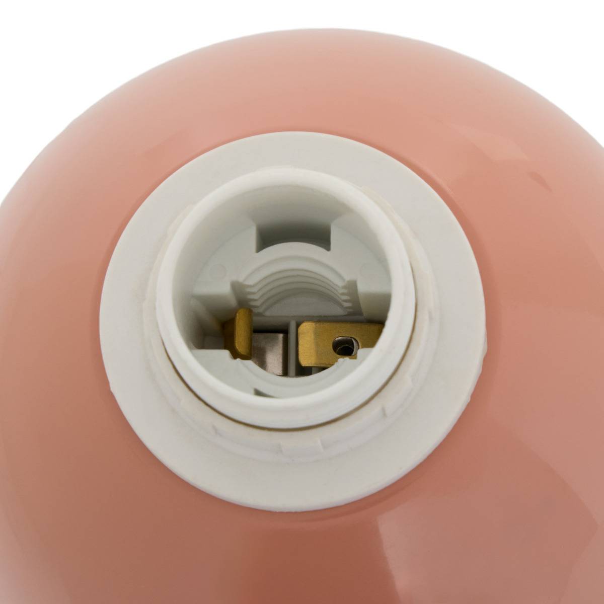 Lampe champignon en acier LITO rose, ATMOSPHERA