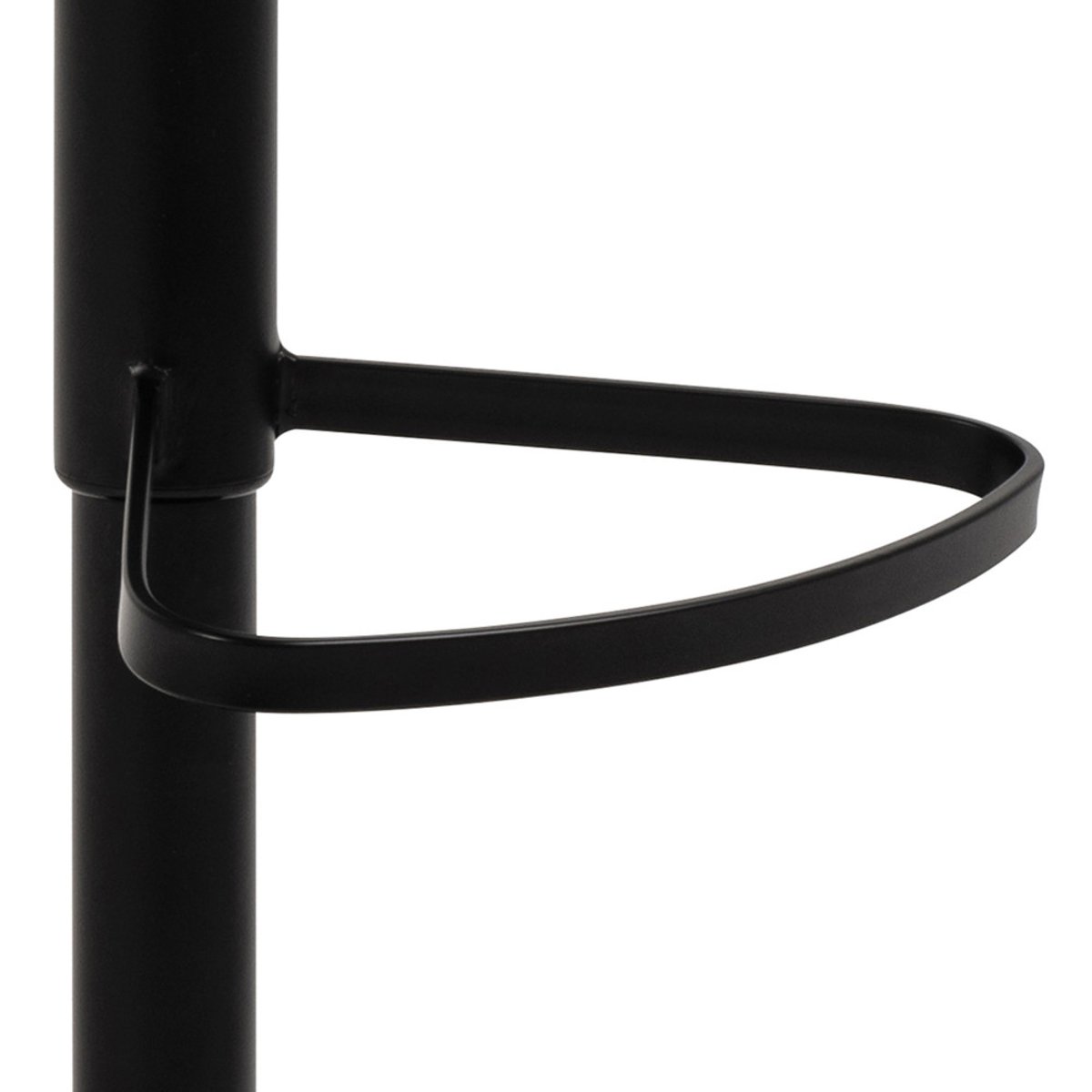 Tabouret de bar en tissu et métal H55-80cm- COLOBURA gris, DRAWER