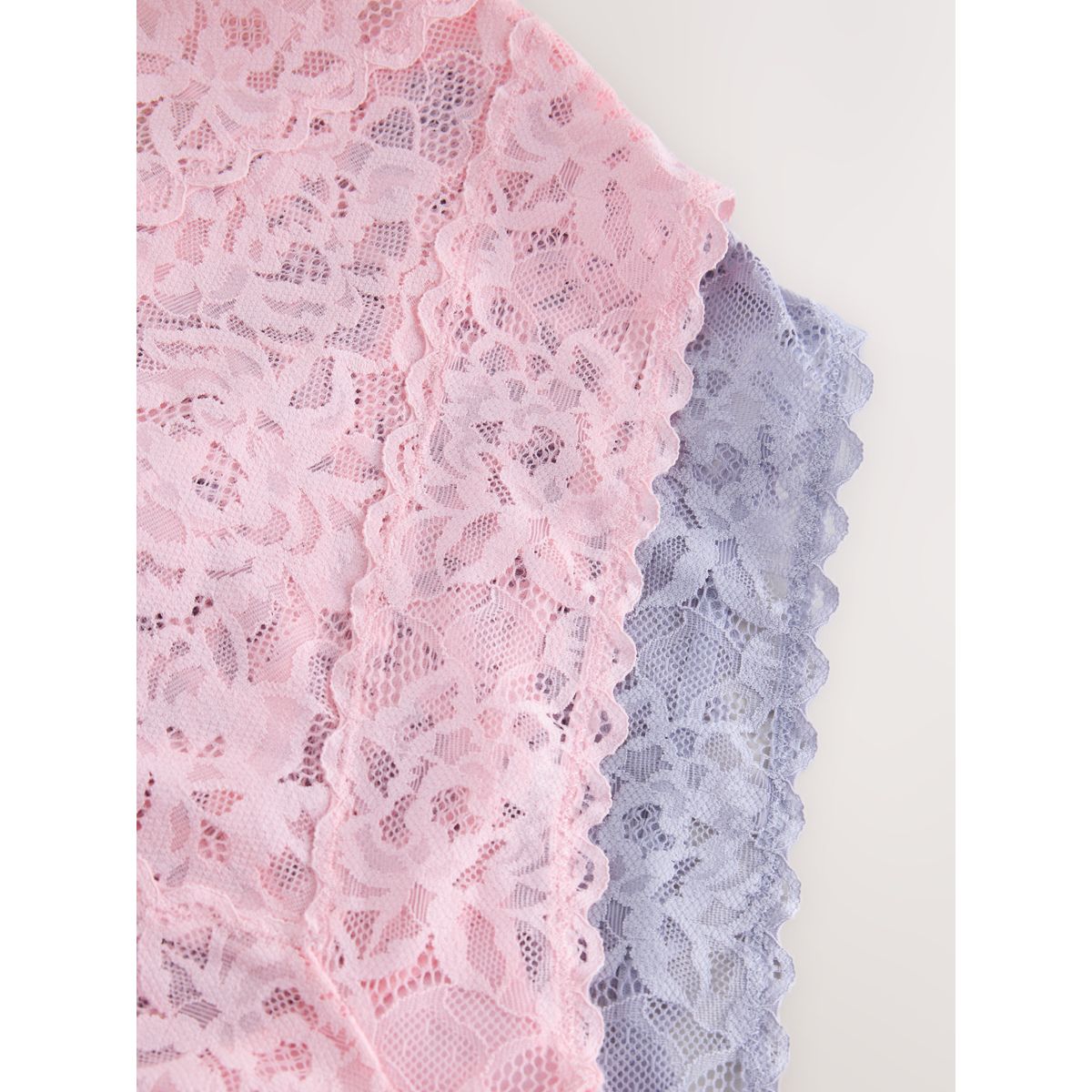 Culotte en dentelle, lot de 5 rose/bleu, NEXT
