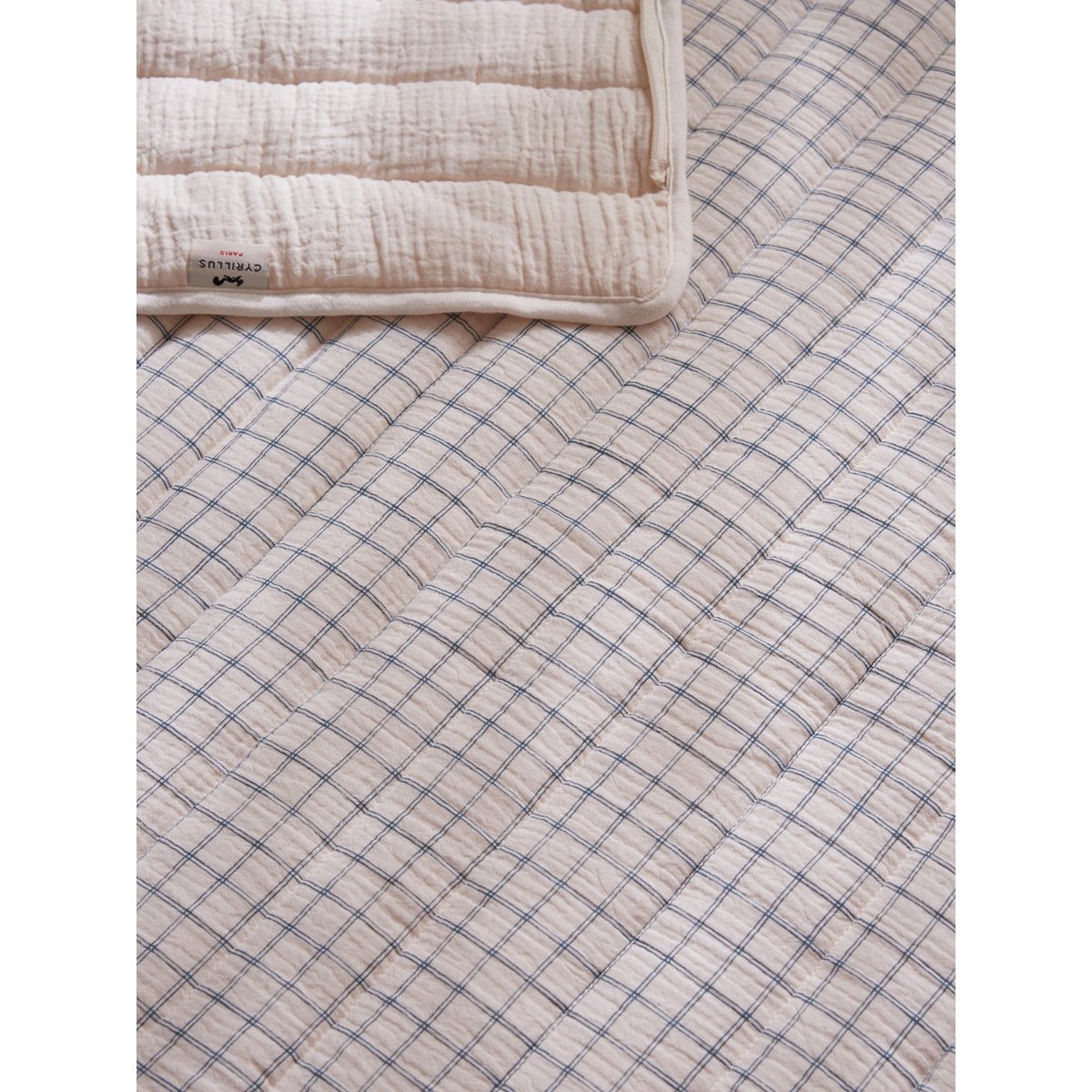 Sac de couchage enfant gaze de coton (TOG 3) bleu, CYRILLUS