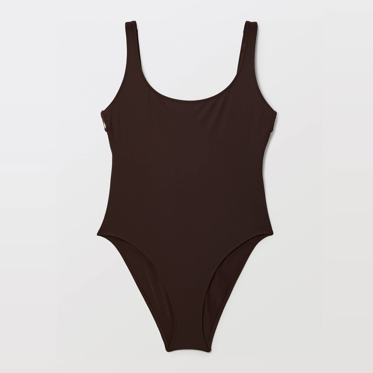 Maillot de bain 1 pièce MOUNA ganache, MONOPRIX