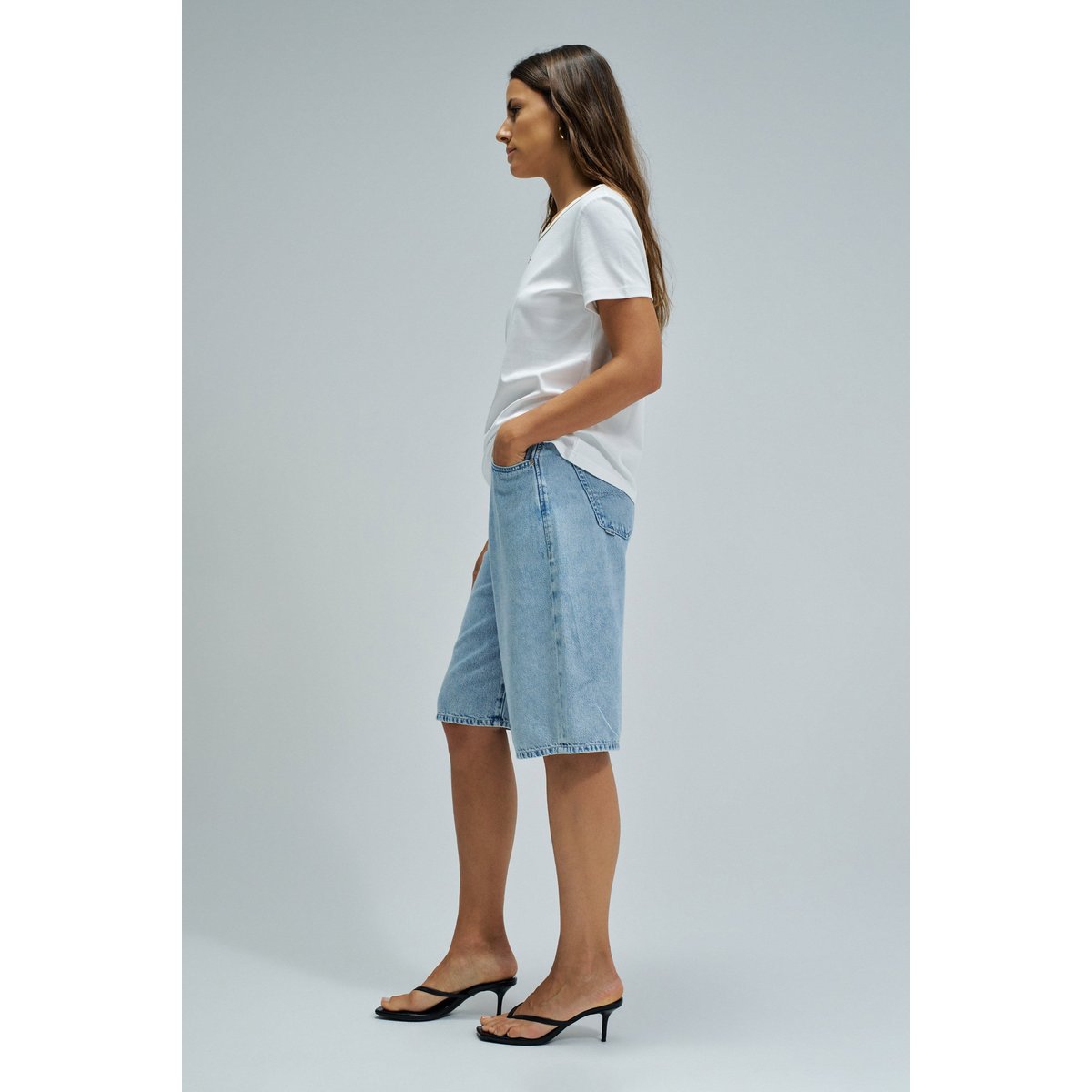T-SHIRT BASIQUE AVEC Fil textile blanc, SALSA JEANS