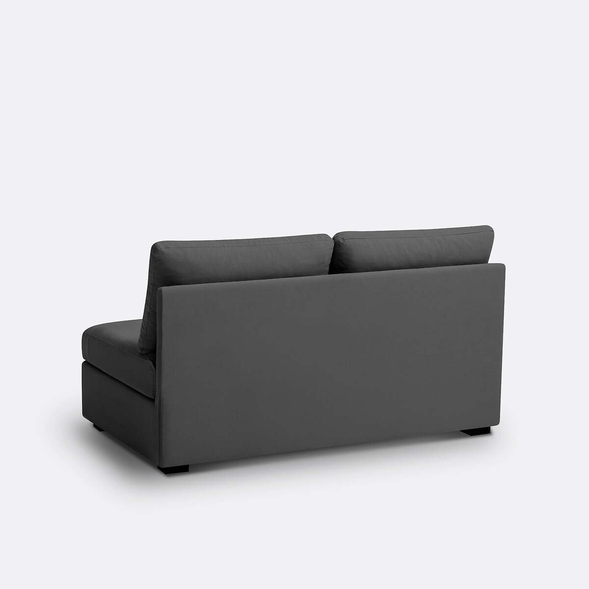 Banquette convertible, coton, Robin gris anthracite, SO'HOME
