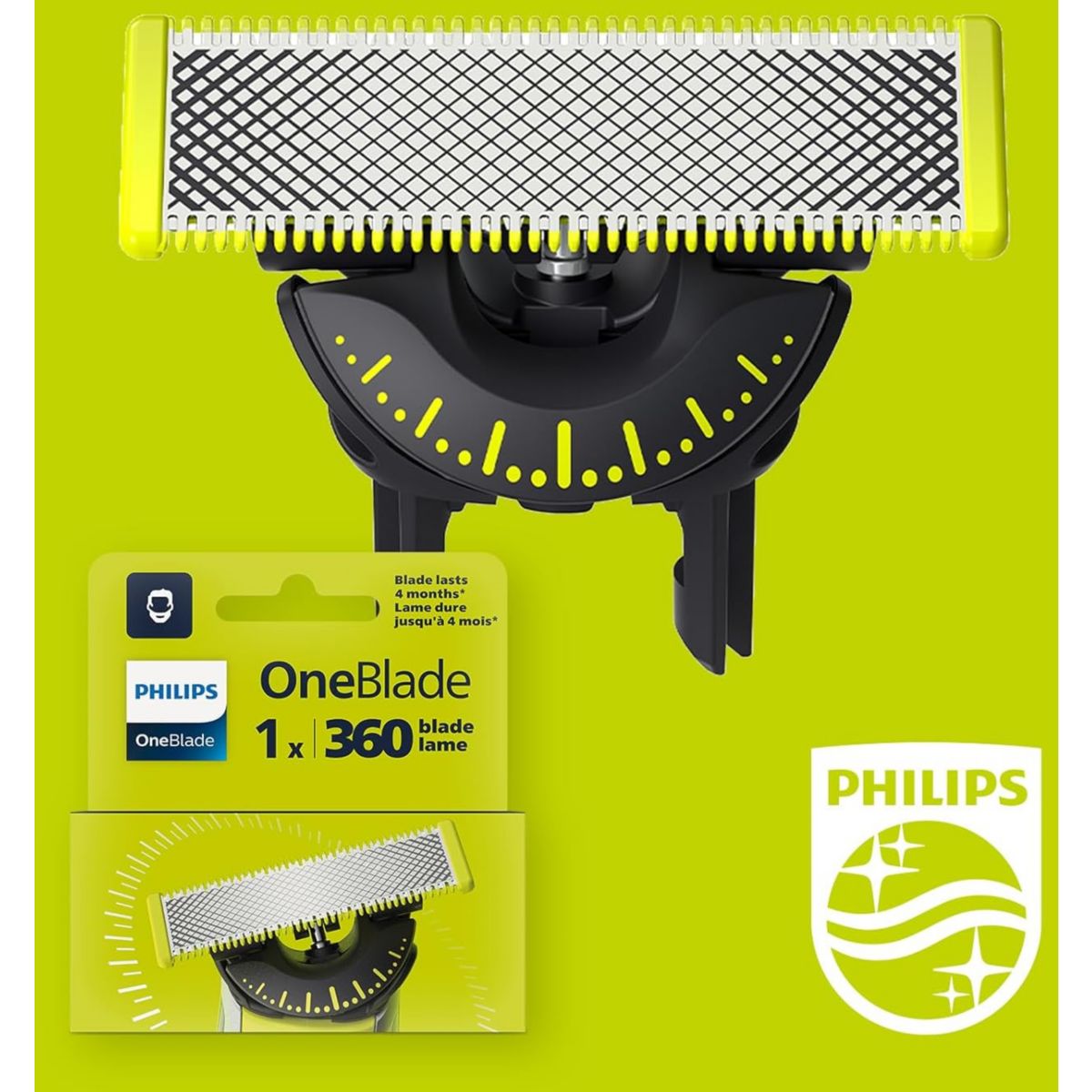 Lame one blade Lame de rechange pour rasoir électrique OneBlade 360 QP410/50 couleur unique, PHILIPS